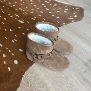 Balenciaga Alaska Shearling Booties